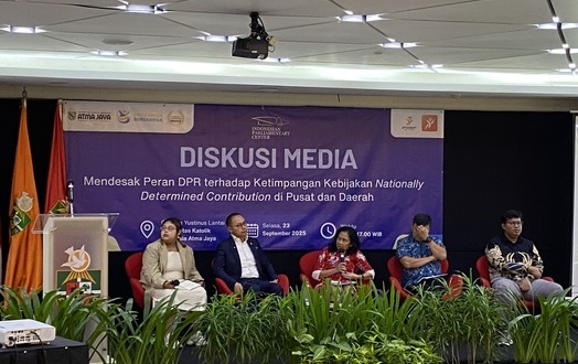Universitas Atma Jaya Menggelar Diskusi Media Dengan Tema “Mendesak Peran DPR Atas Ketimpangan Kebijakan Nationally Determined Contribution Di Pusat Dan Daerah”